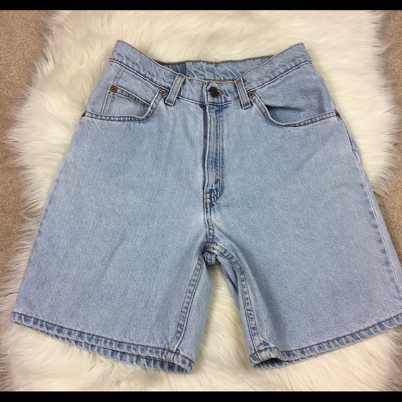 levis high rise mom shorts